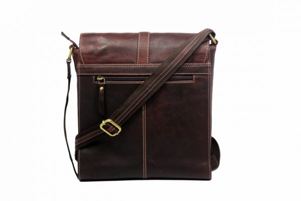 leather messenger bag-MN9051-back
