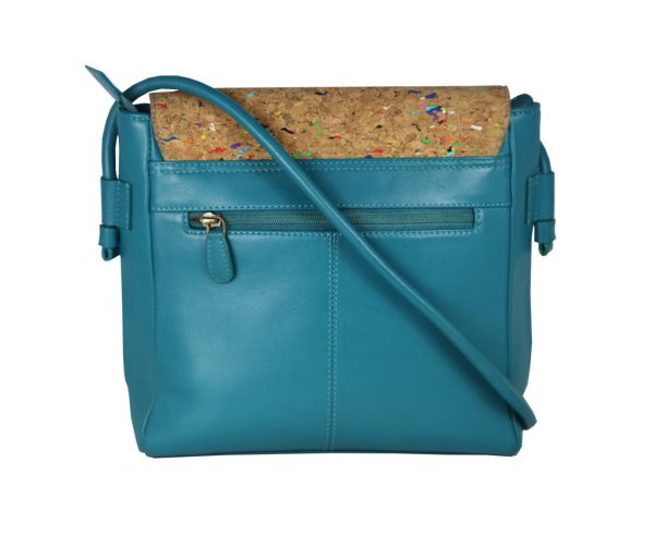 Multi Colour Leather Sling Bag-2107 front (leathermanfashion)-2107 back (leathermanfashion)