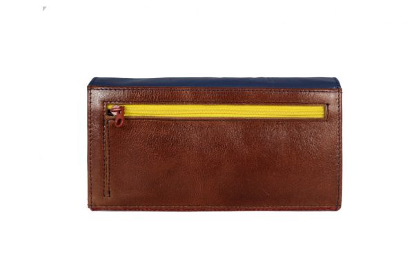 Multi Colour Women's Leather Wallet-ST 2025 back