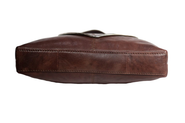 Men's Brown Messanger Hand bag FLA02 base (leathermanfashion)