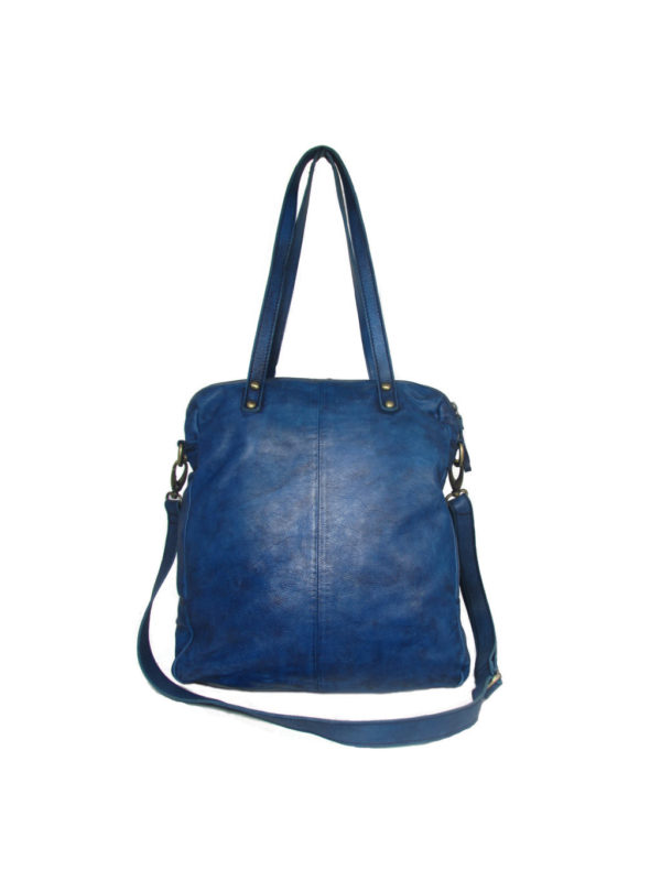 Cow Amazon Leather Handbag 2002 back (leathermanfashion)