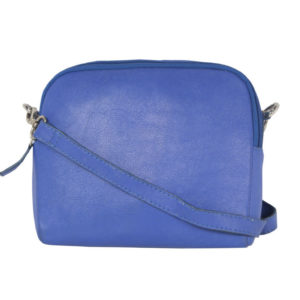Pantone Blue Sling Cross Body LV 23 front (leathermanfashion)