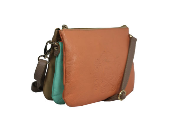 Multi Color Leather Sling VT-268 side (leathermanfashion)
