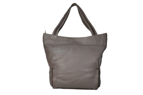 Leatherman Fashion Women Brown, Grey Tote vt-197 back