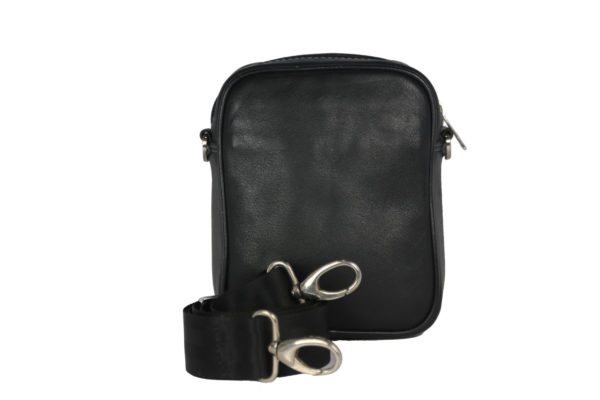 Leatherman Fashion Genuine Leather Black Shoulder Bag 2021 back