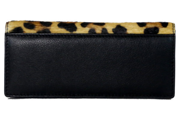 Leatherman Fashion Girls Multicolor Genuine Leather Wallet back