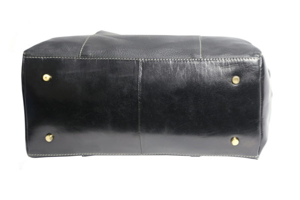 Women Black Hand-held Bag VT-217 bottom (leathermanfashion)