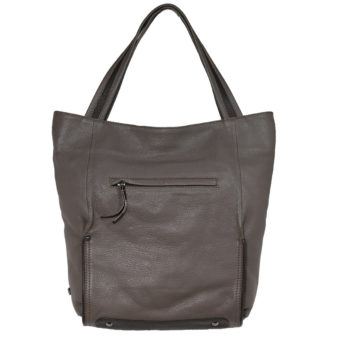Leatherman Fashion Women Brown, Grey Tote vt-197 front