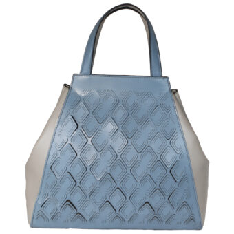 Leatherman Fashion women blue tote 3031 Front