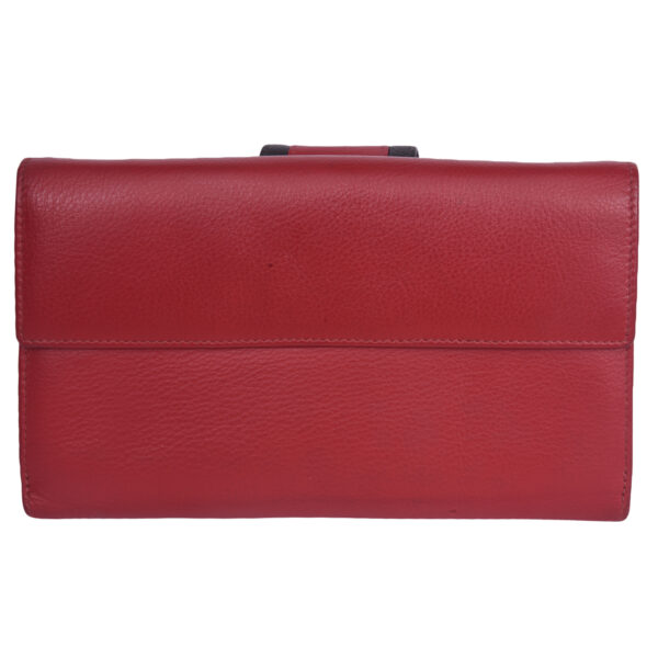 Bifold Travel Wallet LMN_TWALLET_162010_RED_BROWN_BC5561