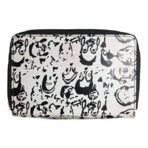 Black and White Wallet LMN_WALLET_61116_BLKWHITE