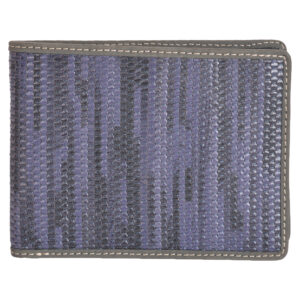 Genuine Leather Navy Blue Wallet