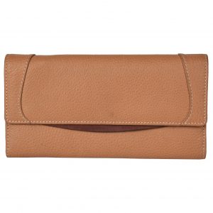 Genuine Leather Women's Tan Wallet 615420
