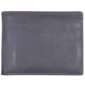 Genuine Leather Unisex Maroon Wallet