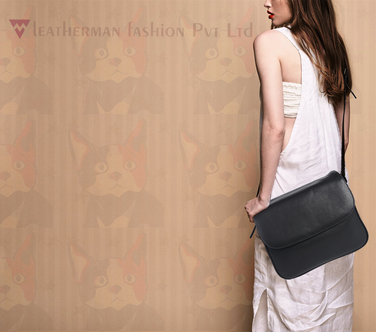 Genuine Leather Black Women's Sling Bag - Leatherman Fashion Private ...