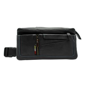 Unisex Black Belt Bag