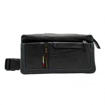 Unisex Black Belt Bag