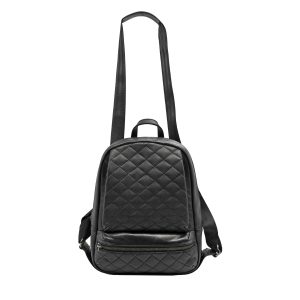 Unisex Black Backpack